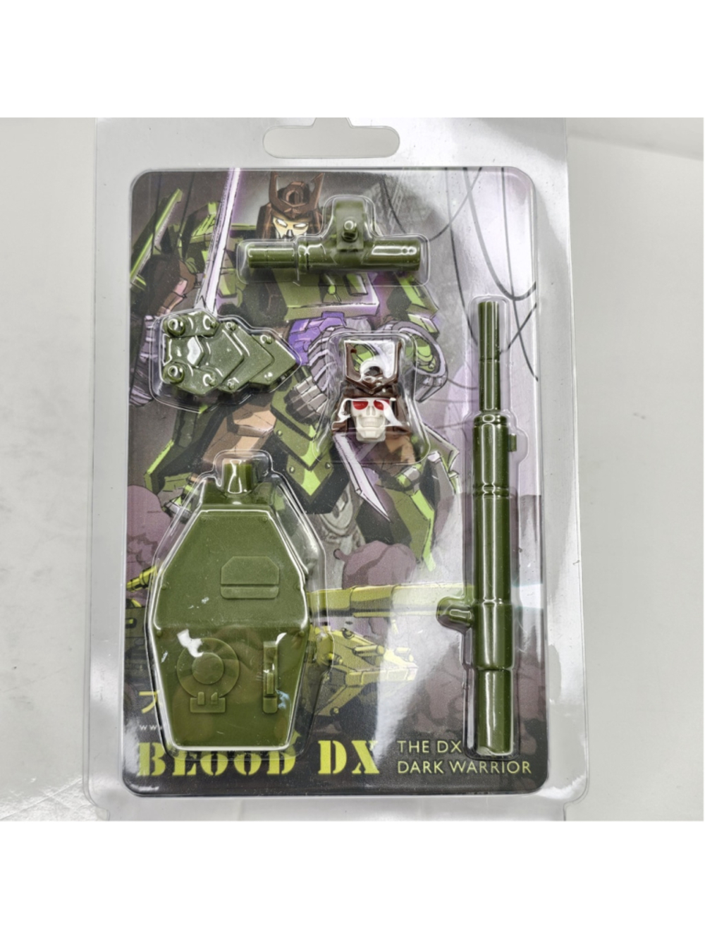 Blood DX Dark Warrior Aftermarket Upgrade Parts Kit Head Tank Sword